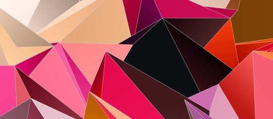 Obraz premium Triangular 3d, modern background