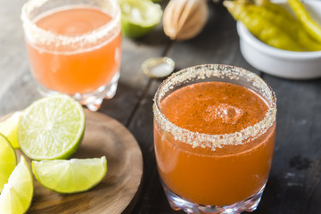 Michelada, cocktail mexican