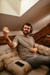 Fototapeta premium He's a true rock star