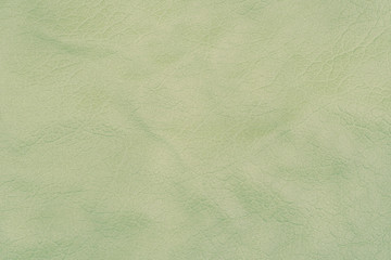 Green leather texture or leather background for design with copy space for text or image.