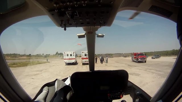 helicopter take off