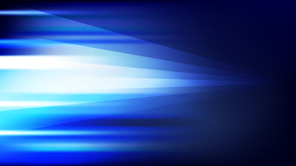 Abstract speed blue light and shade creative background. Vector illustration.