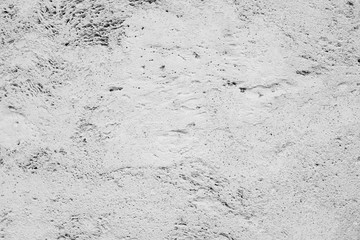 Distressed White Overlay Texture of Old Antique Spongy Stone Concrete Wall. Rough Grunge Old Abstract Background. 