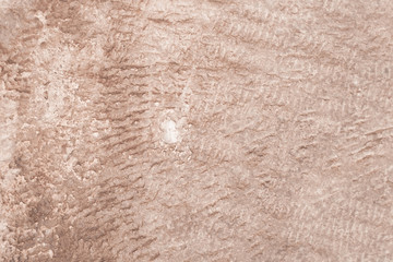 Distressed Overlay Texture of Old Antique Wavy Stone Concrete Wall. Rough Grunge Old Abstract Background. 