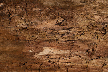 Dunkles braunes altes Holz Textur Wand mit Kratzern