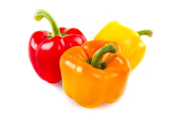 Red, Orange and Yellow Bell Peppers