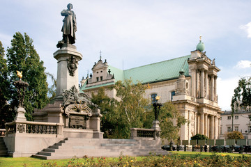 Fototapeta na wymiar Wyszinsky Kirche Warschau