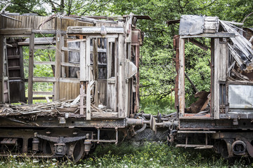 Vagones abandonados