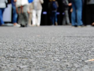people walking on street