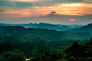 四川威远骑龙坳田园风光