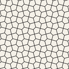 Vector seamless pattern. Modern stylish abstract texture. Repeating geometric tiles