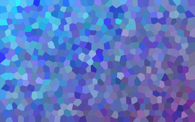 Fototapeta premium Blue and purple bright Small Hexagon background illustration.
