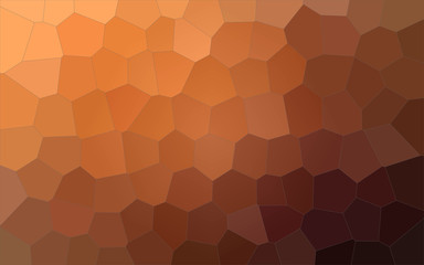 Fototapeta na wymiar Abstract illustration of brown pastel Big Hexagon background, digitally generated.