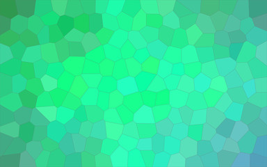 Fototapeta na wymiar Illustration of green, blue and red colorful Middle size hexagon background.