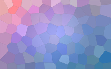 Illustration of red and blue colorful Big Hexagon background.