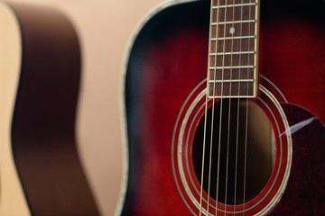 Sound Hole of a Guitar - Close Up