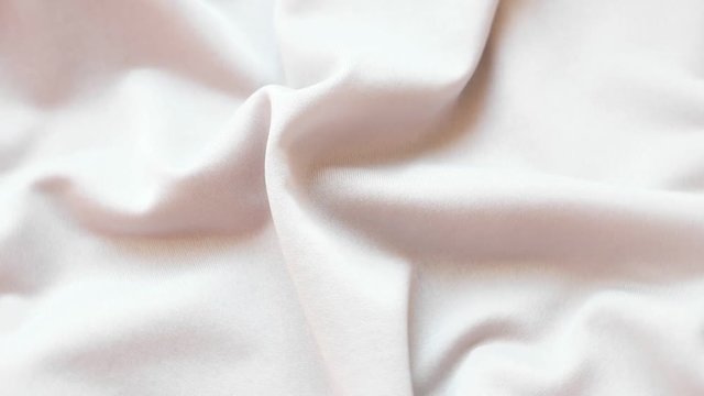Opaque white silk, drapery, textile background