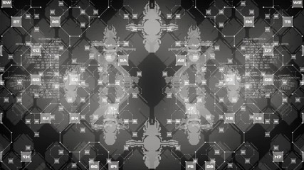 Texts and numbers within a complex digital world