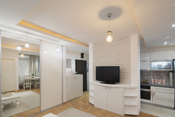 small dining room with kitchen.interior