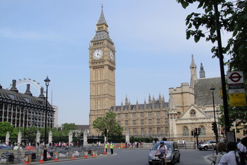 Big ben and houses of parliament in london