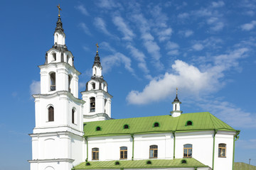 Cathedral of holy spirit in Minsk - Church Of Belarus And Symbol Of Capital. Famous Landmark