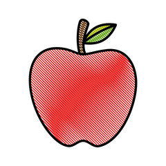 apple fresh fruit icon