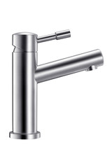 Lead-free stainless steel faucet still life photography white background