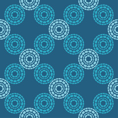 Polka dot seamless pattern. Geometric background. Dots texture. Circles and buttons. Тextile rapport.