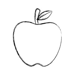 apple fresh fruit icon