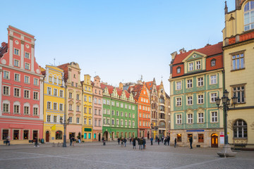 Fototapeta na wymiar Old Town of Wroclaw - Poland