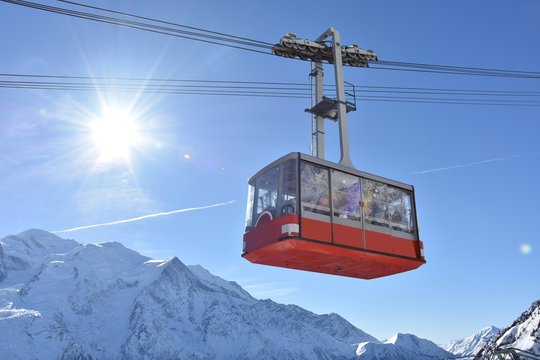Seilbahn in Chamonix