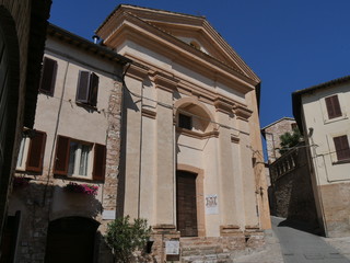 Fototapeta Spello - cappella di Sant'Anna o cappella Tega obraz