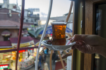 Tea in Small Boutique Cafe