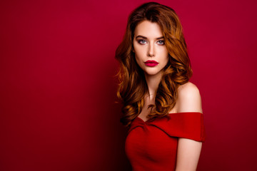 Portrait of magnificent, exquisite, winsome, lovable, fascinatin