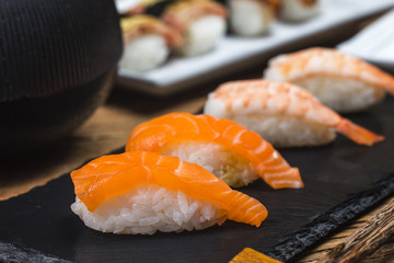 Sushi ，Japanese food.
