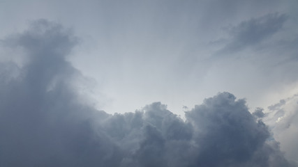 Obraz na płótnie Canvas stormy sky with clouds