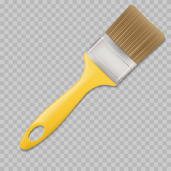 Big brush icon. Vector illustration. Brushes for working with paints