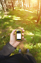 finding the right position in the forest via gps