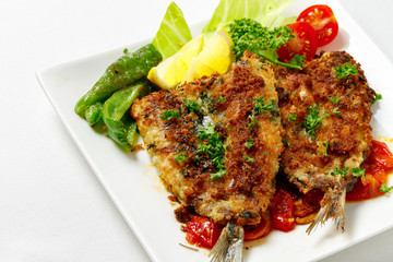 いわしの開き香草焼き