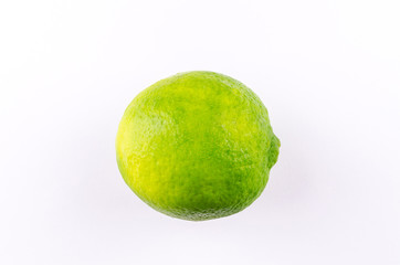 Single lime isolated
