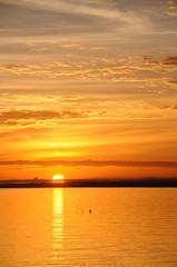 Sunrise on Lake Kariba, Zambia