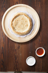 China Xinjiang food hand grab cake