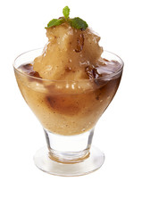 Smoothie drink white background
