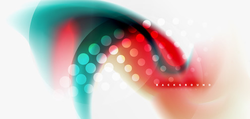 Mixing liquid color flow abstract background. Trendy abstract layout template for business or technology presentation, internet poster or web brochure cover, wallpaper