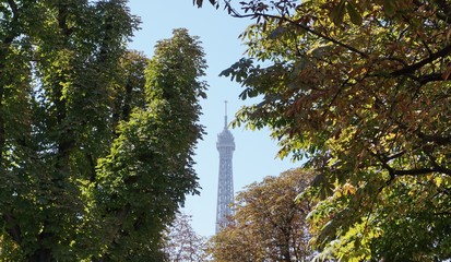 Tour Eiffel automne