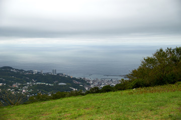Fototapeta na wymiar 滝知山展望台からの眺め・伊豆スカイライン１