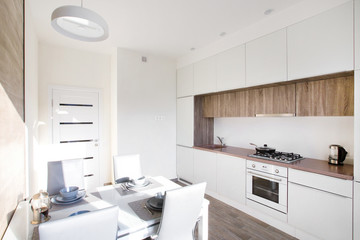 Interior of modern kitchen