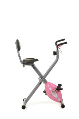 side view of an exercise bike