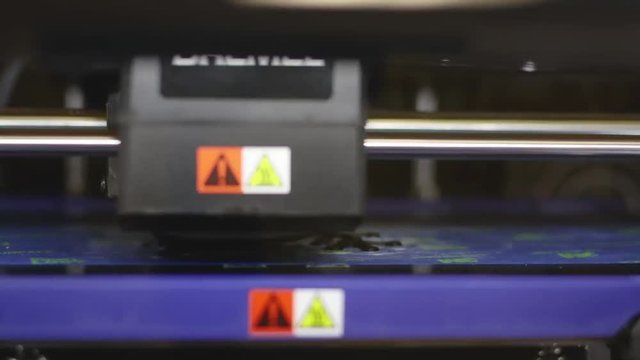 This is a timelapse of a 3D printer