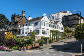 Fototapeta premium Houses in San Francisco, California